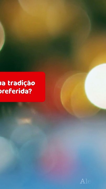 Qual é a sua tradição de Natal preferida?