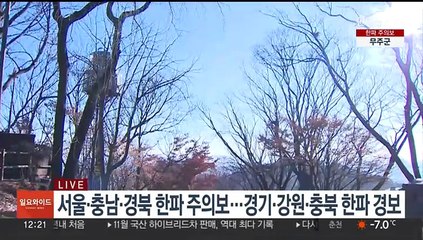 [날씨] 한낮에도 영하권 추위…서해안·제주도 많은 눈