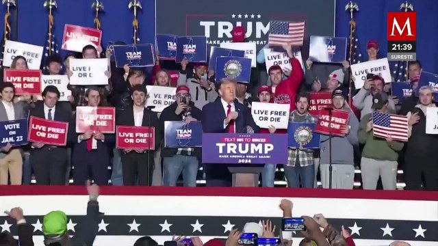 Donald Trump realiza declaraciones contra migrantes en evento de campaña