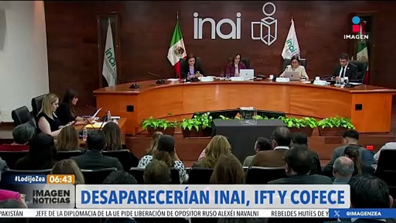 López Obrador anuncia iniciativa para desaparecer a organismos como INAI, IFT y Cofece