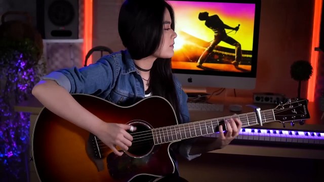 (Queen) Another One Bites The Dust - Fingerstyle Guitar Cover _ Josephine Alexandra