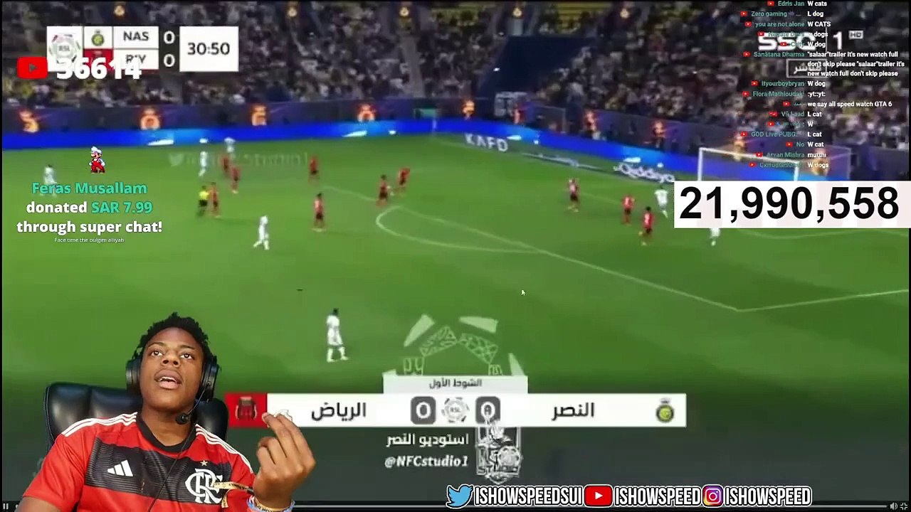 iShowSpeed Reacts Cat Says Ngaa