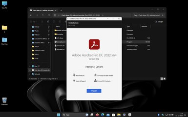 Afinstaller og Installer Acrobat on Windows