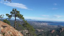 Estérel. Panorama depuis le sommet de Plan Pinet