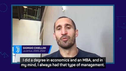 Retiring Chiellini reveals future plans