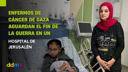 Enfermos de cáncer de Gaza aguardan el fin de la guerra en un hospital de Jerusalén