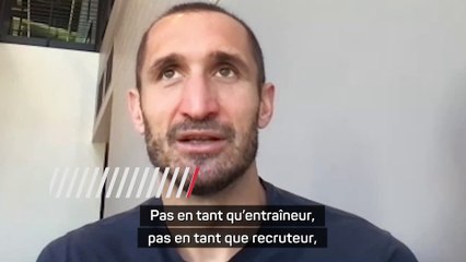 Chiellini veut rester dans le monde du football mais pas en tant qu'entraîneur