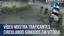 Vídeo mostra traficantes circulando armados em Vitória
