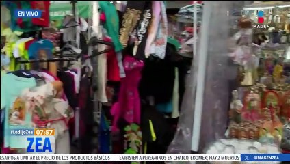 Así el comercio en la Calzada de Guadalupe este 12 de diciembre