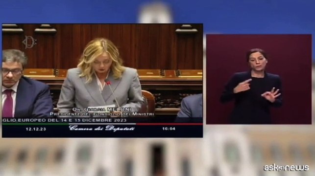 Patto di stabilit?, Meloni: Italia virtuosa ma negoziato non semplice