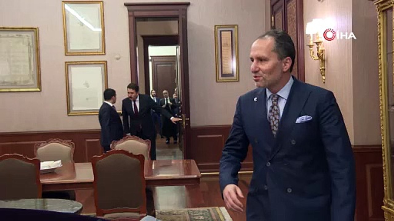 Cumhurbaşkanı Erdoğan ile Fatih Erbakan bir araya geldi