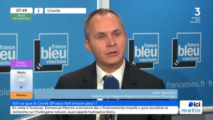 Le covid repart en Vaucluse, avec Loïc Souriau de l'ARS