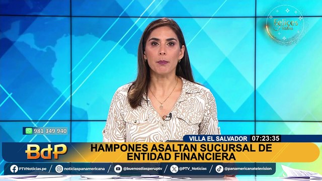 Villa El Salvador: identifican a chófer de moto que habría participado en asalto a entidad financiera