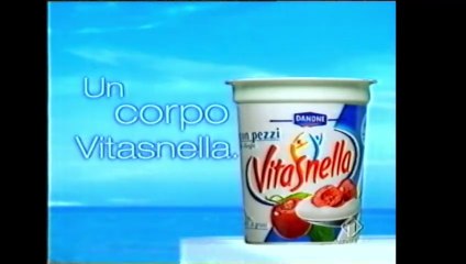 Pubbicità/Bumper anno 2003 Italia 1 - Danone Vita Snella con Pierce Brosnan