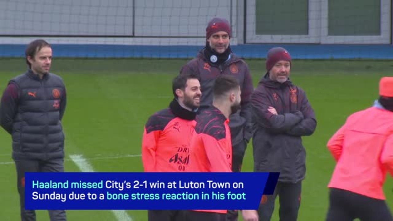 Haaland misses City training as injury fears worsen