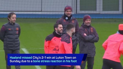 Haaland misses City training as injury fears worsen
