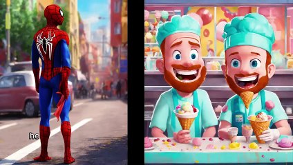 Spider-Man's Whirlwind Adventure: The Missing Ice Cream Mystery