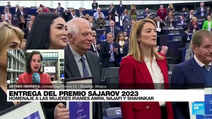 Informe desde Bruselas: Mahsa Amini y 'Mujer, Vida y Libertad' obtienen el premio Sájarov