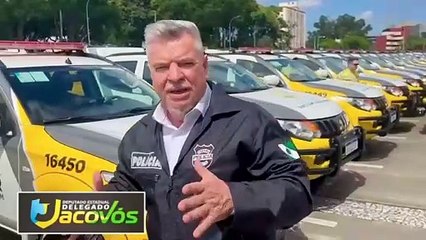 Delegado Jacovós participa da entrega de 142 veículos pra Segurança Pública