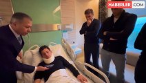Halil Umut Meler, hastaneye ziyarete gelen Ankaragücü heyetini kabul etmedi