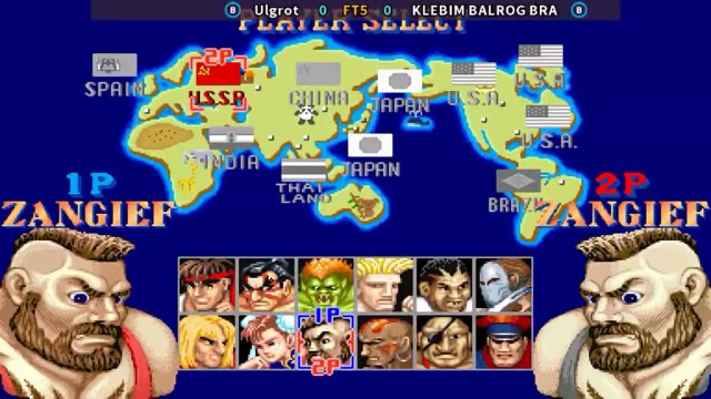 Ulgrot Vs Klembim Balrog BRA [02] - Street Fighter II' Champion Edition - FT5 - Peru x Brasil