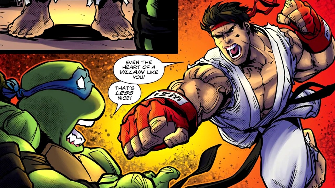 TMNT vs Street Fighter Round 2: Leo vs Ryu