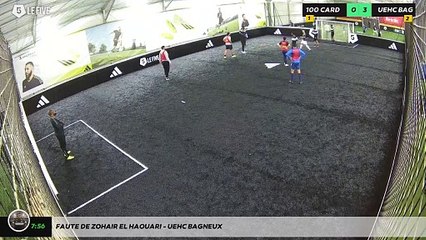 Faute de Zohair El Haouari - UEHC BAGNEUX