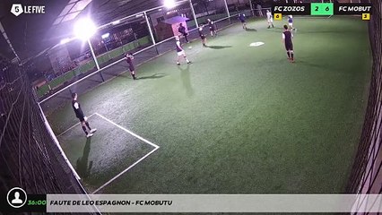 Faute de Leo Espagnon - FC MOBUTU