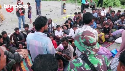 BAB di Tambak Warga, Pengungsi Rohingya Dipindahkan