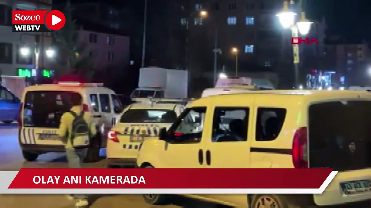 Astsubay trafikte tartıştığı genci tabancayla bacağından yaraladı; olay anı kamerada
