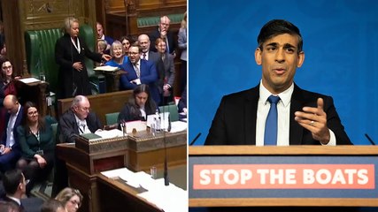Watch the moment Sunak wins Rwanda vote despite right-wing Tory rebellion