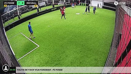Faute de Yakx Vijayakumar - FC FOSSE