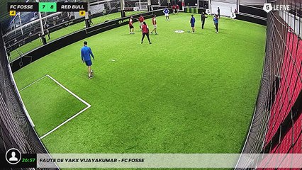 Faute de Yakx Vijayakumar - FC FOSSE