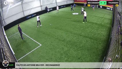 Faute de Antoine BRAYER - RECOMMERCE