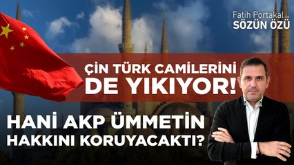 ÇİN TÜRK CAMİLERİNİ DE YIKIYOR! HUKÜMET SESSİZ! HANİ AKP ÜMMETİN HAKKINI KORUYACAKTI?