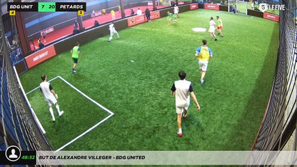 But de Alexandre Villeger - BDG UNITED