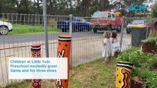 Santa visits  Little Yuin Preschool