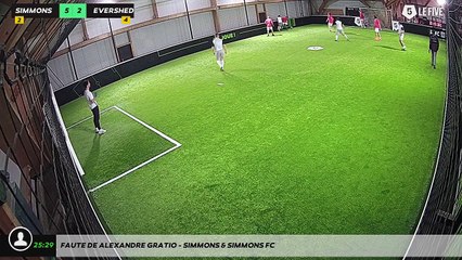 Faute de Alexandre GRATIO - SIMMONS & SIMMONS FC
