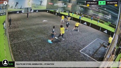 Faute de Cyril GEBRAYEL - FC BATCH