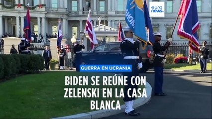 Biden anuncia ante Zelenski más ayuda y pide a los republicanos que desbloqueen el nuevo paquete
