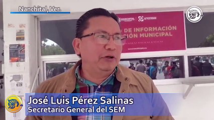 Sindicato de Empleados Municipales entrega canastas navideñas a agremiados