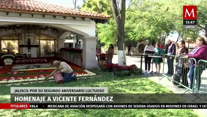 Realizan homenaje a Vicente Fernández en Jalisco, por segundo aniversario luctuoso