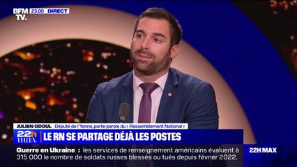 Julien Odoul (RN): "Nous sommes prêts pour assumer les responsabilités du pouvoir s'il y a une dissolution"