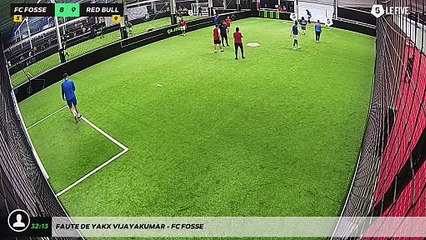 Faute de Yakx Vijayakumar - FC FOSSE