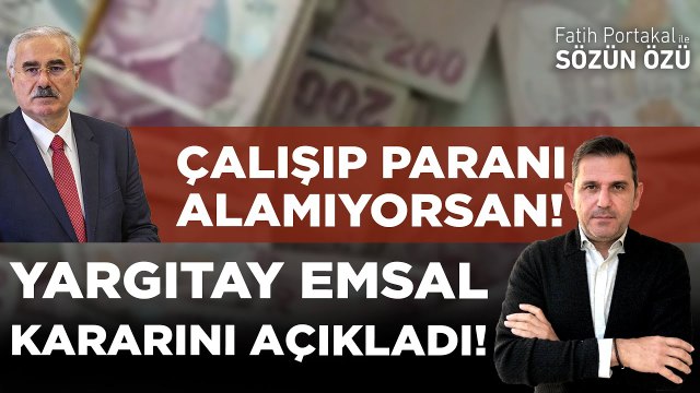 ÇALIŞIP PARANI ALAMIYORSAN! BU HABER SENİN İÇİN! YARGITAY EMSAL KARARINI AÇIKLADI!