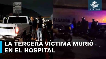 Van 3 motociclistas muertos tras accidente en la México- Puebla