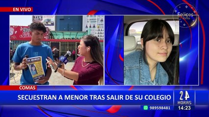 Comas: Menor de 12 años fue secuestrada cuando salía del colegio
