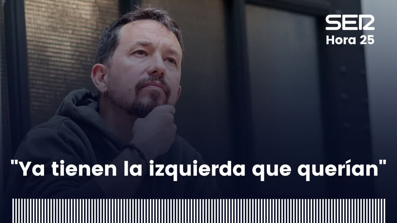 Pablo Iglesias: "Han triunfado porque Podemos está en una posición de debilidad y ya tienen la izquierda que querían"