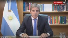 Luis Caputo: "El tipo de cambio oficial va a ser de 800 pesos"