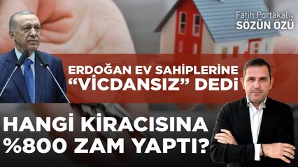 ERDOĞAN EV SAHİPLERİNE “VİCDANSIZ” DEDİ AMA HANGİ KİRACISINA %800 ZAM YAPTI? ÜSTELİK DEPREM BÖLGESİ!